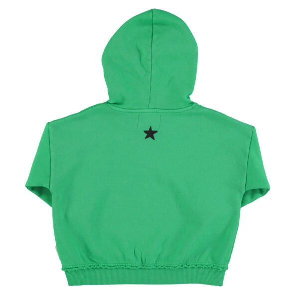 Hoodie Green cavalier print piupiuchick 2