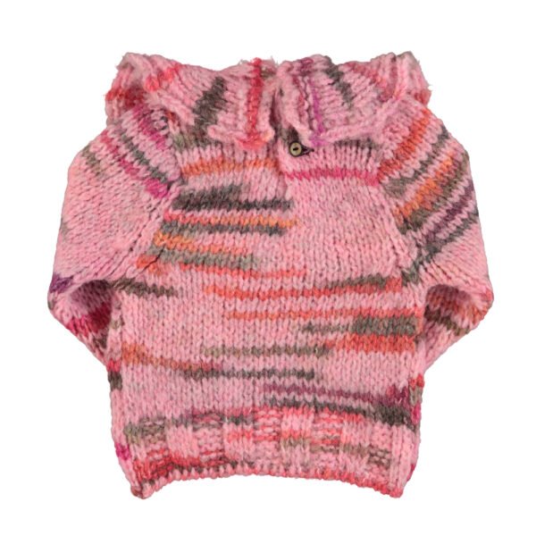 Knitted sweater collar Multicolor pink piupiuchick baby 2