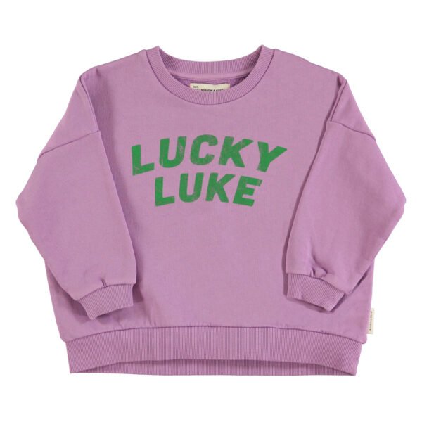 Sweatshirt Mauve lucky luke print piupiuchick 1