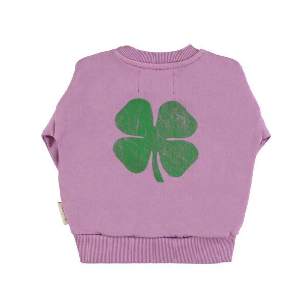 Sweatshirt Mauve lucky luke print piupiuchick baby 2